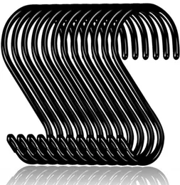 Hooks Rails 12 Pack 6 Inch Large Heavy Duty S For Hanging Non Slip Rubber Coated HooksSteel Metal Hanging9235464