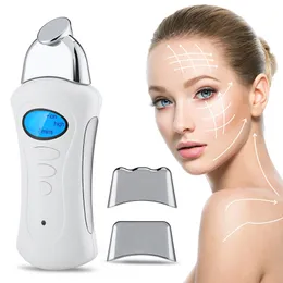 Ansiktsvårdsenheter handhållna elektriska mini skönhetsinstrument Mikro nuvarande maskin galvanisk spa -hud åtdragning lyft EMS gelenhet 230307