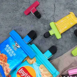 300pcs Depolama Gıda Klipsi Taze Mühür Çanta Snack yakın plastik klipsler Nem geçirmez taze tutma sızdırmazlık kelepçesi