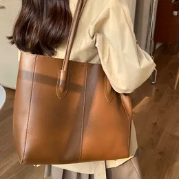 Einkaufstaschen Designer Frauen Handtasche Große Kapazität Weiche PU Leder Pendeln Dame Große Totes Casual Weibliche Schulter Tasche Verbund Tasche 230304