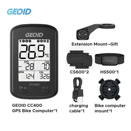 Bike Computers GEOID GPS Bike Computer Cycling ANT Bluetooth Bicycle Speedometer Wireless MTB Cyclocomputer Cycle Odometer Cadence Sensor IGP 230308