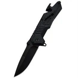 7 87'' Folding Knife Survival Tactical Pocket Knife 440C Steel Blade Camping Hiking Hunting Knives EDC Outdoor Self-defe291K