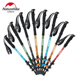 Polaki trekkingowe 1PCS Dorosłe dziecko Alpenstocks Ultralight Solding Stole Phope Walking Sticks Camping Family NH17D0 230307