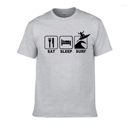 Erkekler Tişörtleri 2023 Yemek Uyk Sörf Araba Penceresi JDM Komik Baskı Gömlek Erkek Yaz Kısa Kollu O boyun gündelik pamuklu tişört