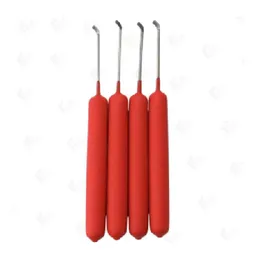 Haoshi 4 PCS Bir çalışma hızlı açılış aracı kilit seçti çilingir araçları