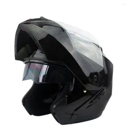 Motorcycle Helmets 2023 Helmet Motorbike Motocross Moto Crash Scooter Riding Full Face Casco Double Lens DOT S CE