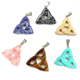 Charms Natural Stone Pendants Crystal Agates Necklace Pendant For Jewelry Making DIY Accessories Reiki Healing Jewellery Gift