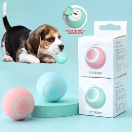 Dog Toys Chews Smart Ball Electric для S Funny Auto Rolling Selfmoving Puppy Games Accessories 230307