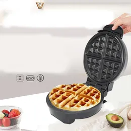 Ekmek üreticileri mini elektrikli ızgara waffle üreticisi taşınabilir gözleme kek pişirme kalıbı tatlı kahvaltı tüpler için hafif gıda makinesi mutfak