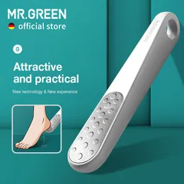 Masajeador de pies MRGREEN Lima para pies Removedor de callos de doble cara para piel muerta Herramientas profesionales de pedicura Callous Scraper Foot Sander Heel Filer 230308