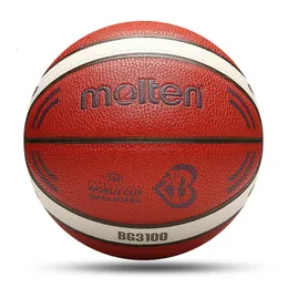 Bollar Molten Original Basketball Ball Size 7 Högkvalitativ PU Wearresistent Match Training Outdoor Indoor Men Basketbol Topu 230307