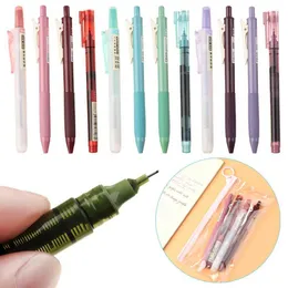 Highlighters Gift Retro Morandi Office School Special Notes Students Stationery Gel Pen Set Mixed Color Highlighter Marker Pens J230302