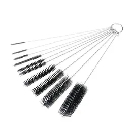 10pcs/set Coffee Grinder Brushes Bottle Tube Straw Cleaner Washing Glasses Keyboards Jewelry Cleaning Brushes Clean Tools RRA