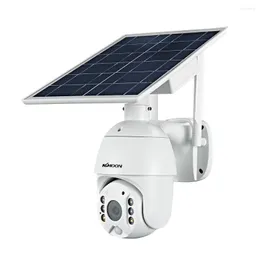 Telecamera di sicurezza con pannello solare wireless 2MP Sorveglianza batteria ricaricabile impermeabile esterna con visione notturna