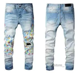 Amir3 Mens Designer Jeans Hiking Pant Rippided Hiphop Fashion Brand Pantalones Vaqueros Para Hombre Motorcycle Embroidery closefit6328526
