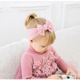 Hair Accessories Cute Bow-knot Baby Girls Hat Toddler Turban Infant Head Wraps Kids Bonnet Born Beanie Cap 33 Colors