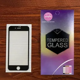 Nowa wysokiej jakości pełna pokrywa szklana szklana ochrona ekranu telefonu na iPhone'a 14 13 12 Mini Pro 11 XR XS Max z detalicznym pudełkiem