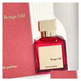 Solid Perfume Baccarat na 70 ml Maison Bacarat Rouge 540 Ekstrait Eau de Parfum Paris Man Man Woman Kolonia Spray długotrwały DH8WQ