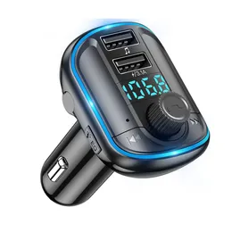 Bluetooth FM Transmitter Car Kit Mp3 Stereo Player Wireless Handfree USB 3.1 Quick Charger T829S