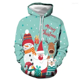 남성용 후드 산타 클로스 선물 시리즈 귀여운 스타일 남자와 여자 3D 까마귀 쿨 스웨트 가을 겨울 따뜻한 코트 브랜드 직접 판매