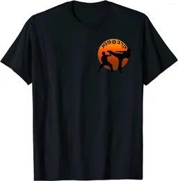 Mäns T-skjortor Krav Maga Israeli Combat System dubbelsidig i hebreisk t-shirt Kort ärm Casual Cotton O-Neck Summer Men Tshirt