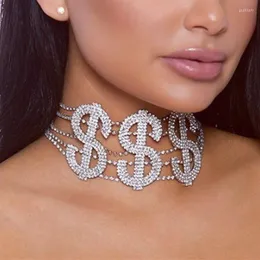 Choker Fashion European и American Ground US Dollar Crystal Collecle заявление о женской партии подарок