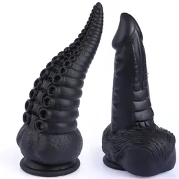 Sexy Set Sex Shop New Soft Silicone Anal Plug Black Dildo Butt Plug Prostate Massage Vagina Anus Masturbation Anal Sex Toys For