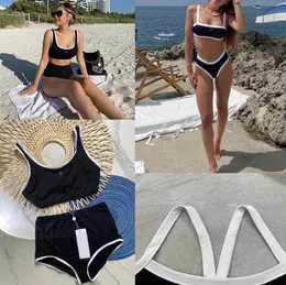 23s Summer Beach Sunshine dambadkläder designer exklusiva lyx Bikini C-bokstav Diamantsömmar sexig baddräkt i ett stycke delad baddräkt bikini vattenkläder