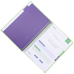 Notes de notepads Jornal Workout Planejador de fitness Book Exercício Notebook Peso Noto