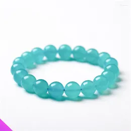 Оптовая оптом Strand 10 Blue Blue Apatite Bracelet Natural Energy Faw