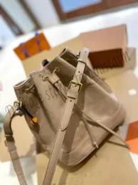 дизайнер NEONOE BUCKET BAG Холщовая женская сумка Totes Кошелек на шнурке Модная сумка через плечо Женская тиснение Сумки через плечо Сумки большой емкости для покупок