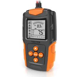 FOXSUR v v Batterietester für WetGELSLAFloodedEFBLeadAcidAGM-Batterie Batterieanalysator-Testgerät Digitaler Tester