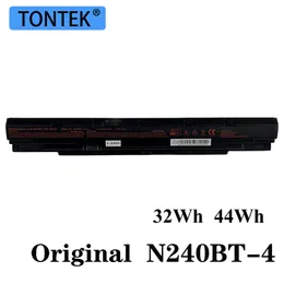 Tablett PC-batterier äkta original N240BAT-4-batteri för CLEVO N240PU N250BU N240WU N240JU N250JU N250WU NP3240 NP3245 6-87-N2