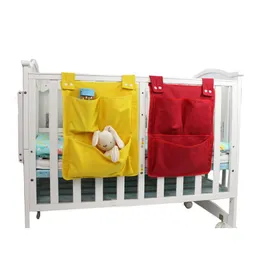 Sängkläder sätter tecknad rum barnkammare hängande förvaring väska baby barnsäng säng crib arrangör leksak blöja ficka för född crib sängkläder set 4535 cm 230309