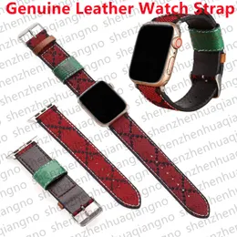 G Genuine Leather Watch Band Smart Straps for Apple Watch Series 8 7 5 6 9 3 4 SE Bands iWatch Bands 40mm 42mm 44mm 45mm 49mm Link Chain AP Strap Armband Watchbands