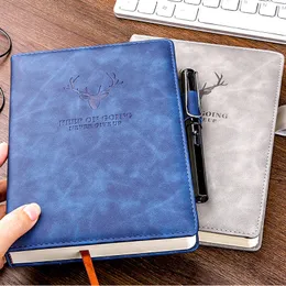 Anteckningar 360 sidor A5 Leather Journal Notebook Daily Notebook for School High Quality Business Gift Notepad Stationery Office Supplies 230309