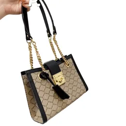 DHgate.com:2024Womens Designer Leather Padlock Totes Large
