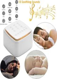 Tragbare Lautsprecher weißer Rauschmaschine Typec wiederaufladbar zeitgesteuertes Abschalten von Schlafstall für Schlafentspannung Baby Erwachsener Büro TRA3856000