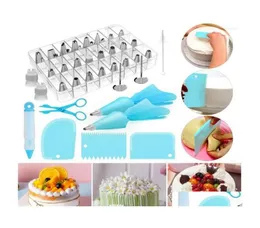 Baking Pastry Tools Sile Rings Couplers Cake Decorating Pi Bags And Tips Set Scrapers Reusable Cream Nozzles Drop Delivery Home Ga8288209