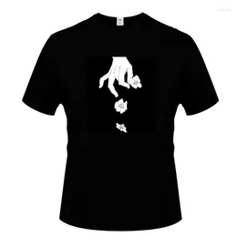 Мужские рубашки эст дизайна аниме искусство холст для печати модная футболка летняя мужская мультфильм Cool с коротким рукавом