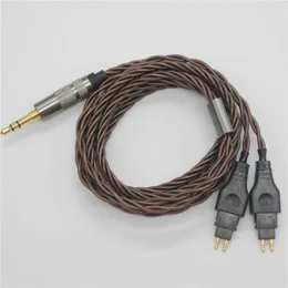 Senhai grube przewody kabla słuchawkowe z dużym tlenowym rdzeniem miedzianym Silverplated Drut
