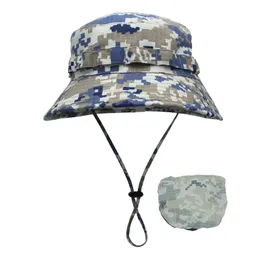 Wide Brim Hats Outfly Digital Camouflage Cap Outdoor Camping Men's Short Hat Sun Proof Bionic Jungle Hat Bucket Hat Wholesale R230308