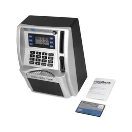 ABS ATM Savings Bank Toys Kids Talking ATM Savings Bank Insert Bills Perfect for Kids Gift Own Personal Cash Point Drop 2242l