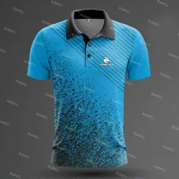 2023 NOWOŚĆ Drużyny F1 Polo Men's Outdoor Sports Shirt Golf T-Shirt Summer Women Szybki wyschnięcie oddychające ubrania Casual Jersey Speisure