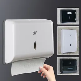 Toilet Paper Holders Tissue Box Wallmounted Towel Nonperforated Dispenser For Kitchen Bathroom 230308