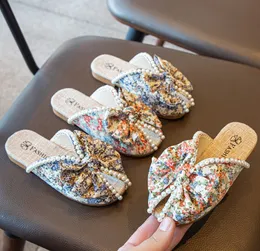 أحدث الأحذية الصيفية Girls Bow Beach Slippers العديد من الأساليب للاختيار من بينها دعم الشعار المخصص