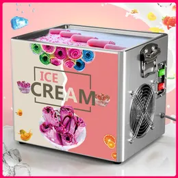 Thai Stir Fry Ice Cream Tools Roll Machine Kitchen Electric Small Fried Yogurt Portable Mini Kit260y