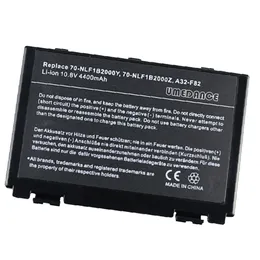 Tablet PC Batteries A32-F82 11.1V Laptop Battery for Asus A32-F52 K40 K50 K50I K50IJ K50IN K60 K60I K60IJ K70 P81 X5D X8D L0690L
