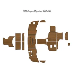 2006 Chaparral Signature 330 수영 플랫폼 조종석 보트 Eva Teak 데크 플로어 패드