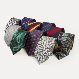 Bow Ties Design Animal Tiew dla mężczyzn Poliester Tkanin krawat nerkowca kwiaty pasiaste jacquard mody gravata gravata